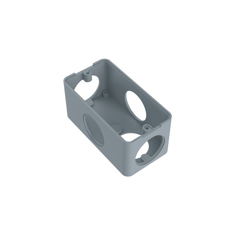 Caixa p/ Condulete 5 Entradas 1/2″ – 3/4″ Cinza - Inpol