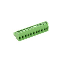 Conector AKZ 950 11 5,0mm Tecsystem -Verde