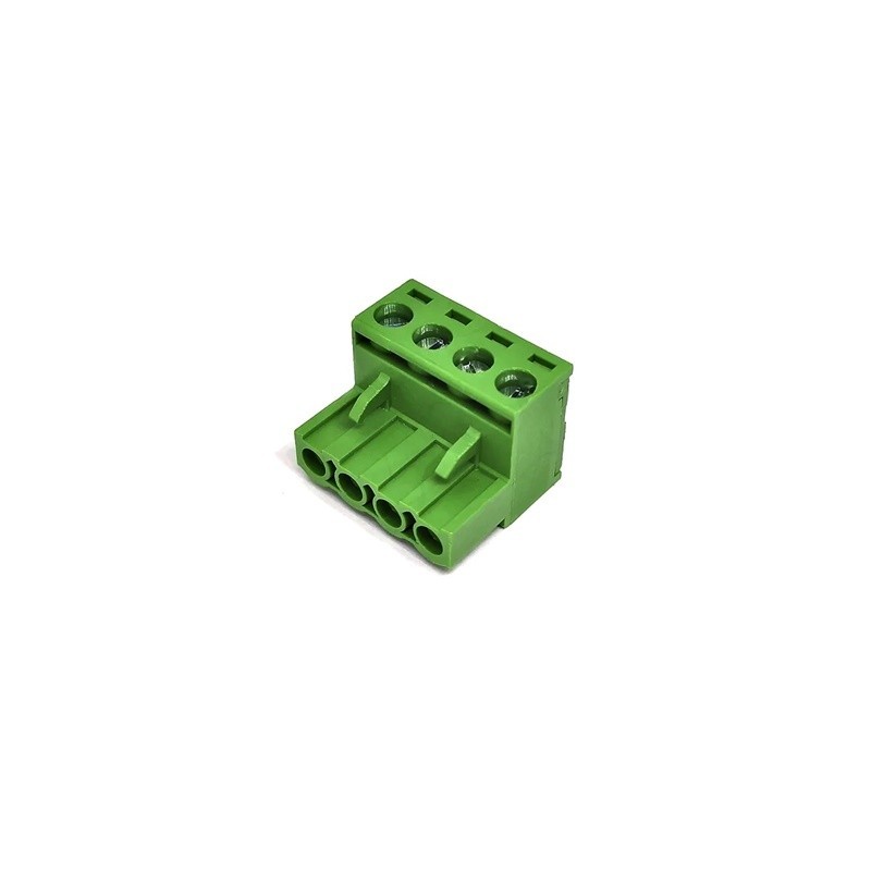 Conector Borne AK 950 04G 5.00mm 4 Vias 90 Grau - Fêmea