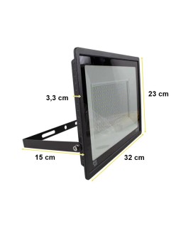 Refletor LED 200W Luz Amarela 18800lm 6500k / 19800lm IP65 Bivolt 85~240V - Pop Led