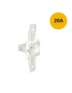 Tomada Simples 20A 2P+T 220/250V Branca - WEG - 13329377