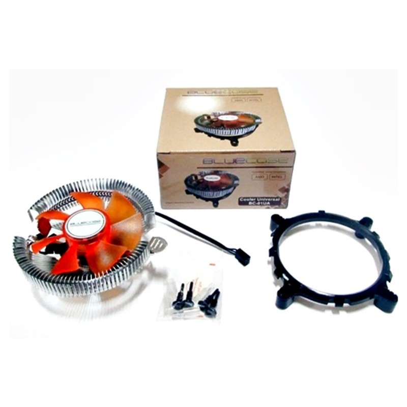 Cooler Universal Com LED Para Processador Intel/AMD - Bluecase BC-01UA