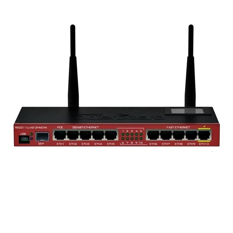 Roteador Mikrotik Routerboard RB2011uiAS-2HnD-IN