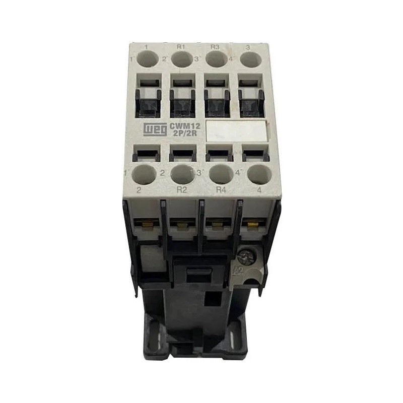 Contator Tripolar 12A WWE CWM12 2P/2R 24V VDC