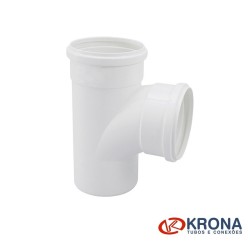 TE PVC Esgoto 100mm Branco - Krona