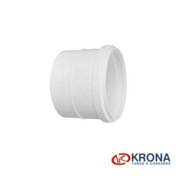 Luva PVC Esgoto 100MM 90°  Branco - Krona