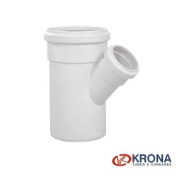 Juncão Reducão PVC Esgoto 100x50mm Branca - Krona