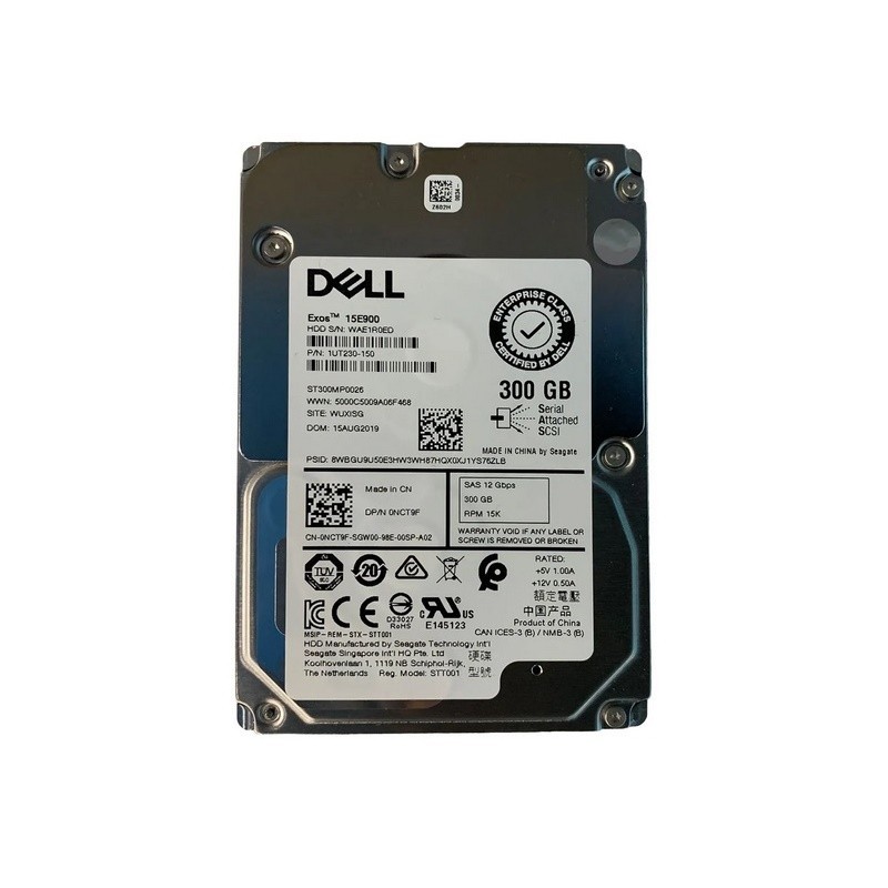 HD Dell Exos 15E900 SAS 300GB 2.5 15K 12Gbps 0NCT9F