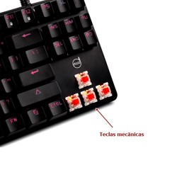 Teclado Mecânico Gamer Alpha Red Led Switch 625332 - Dazz