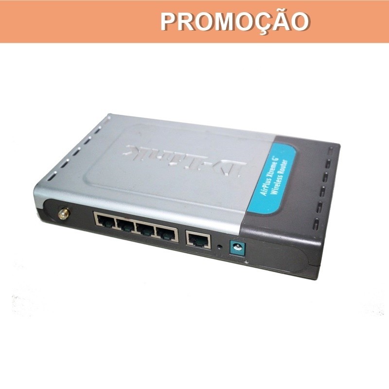 Roteador Wireless G D-Link DI-624 Fast Ethernet - 1WAN + 4LAN