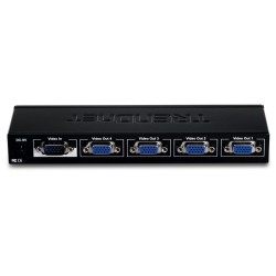 Divisor de vídeo Splitter KVM 1 Para 4 portas VGA - TRENDnet TK-V401S