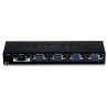 Divisor de vídeo Splitter KVM 1 Para 4 portas VGA - TRENDnet TK-V401S