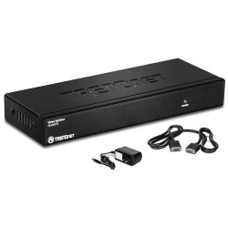 Divisor de vídeo Splitter KVM 1 Para 4 portas VGA - TRENDnet TK-V401S