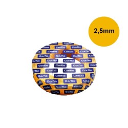 Cabo 2,5mm Flexível  750V Rolo 100m  - Corfio