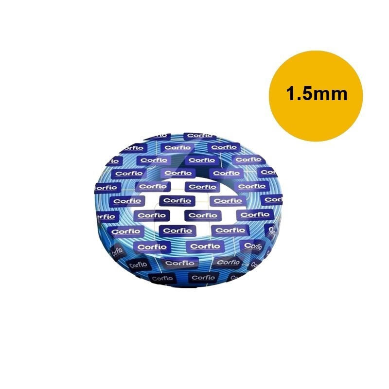 Cabo  1,5mm Flexível 750V Rolo 100m - Corfio