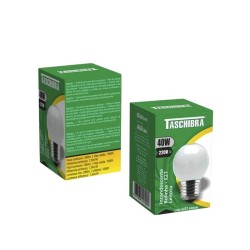 Lâmpada Incandescente 40W E27 22V LUZ AMARELA - TASCHIBRA