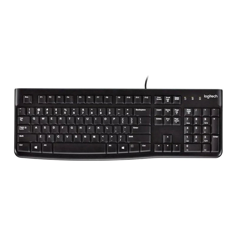 Teclado com Fio USB ABNT2 K120 - Logitech