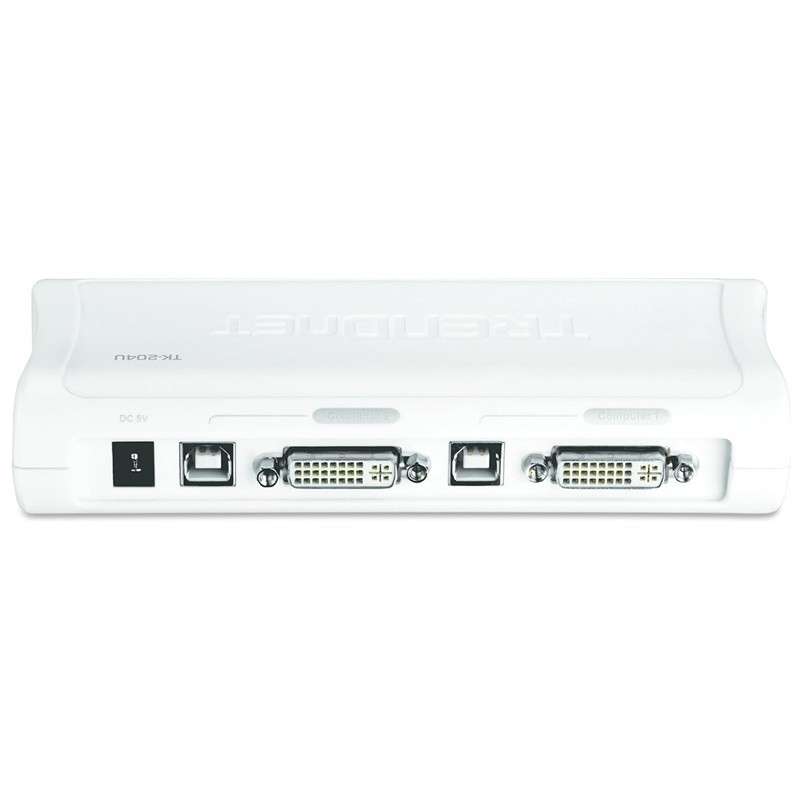 Conversor Adaptador KVM TK-204UK 2 Computadores Em 1 Monitor - Trendnet