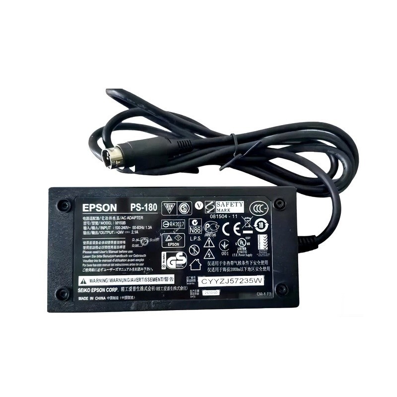 Fonte Impressora Térmica Epson PS-180 Conector Din 24V-2A Original