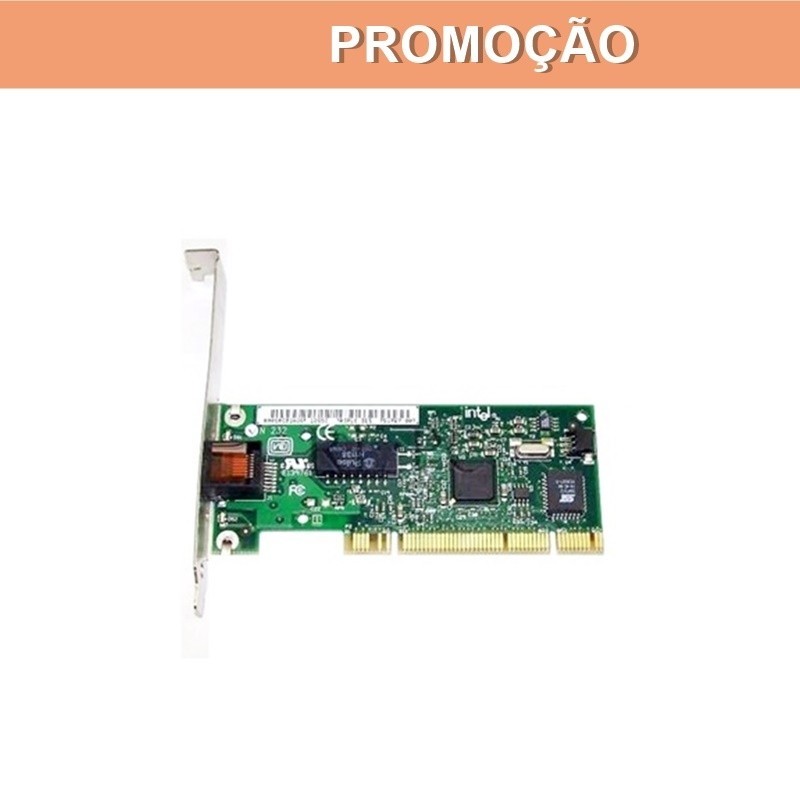 Placa PCI Rede Perfil Alto Intel PRO-100 10/100 MB/s