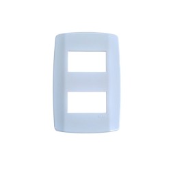 Placa 4x2 2 Módulos Horizontal Slim - Ilumi