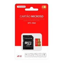 Cartão Memória 64gb Micro SD Tomate Classe 30MB/s Ultra