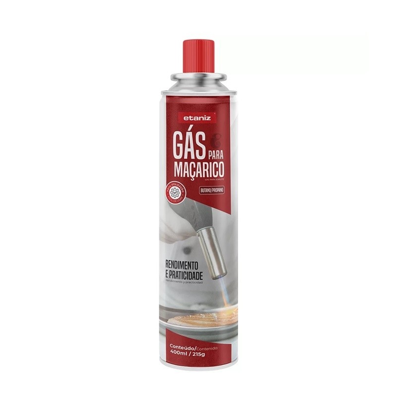Gás Para Maçarico 400ml/215g - Etaniz