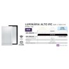 Luminaria de embutir  Luz Branca 24W 1680LM 5700K  620x32mm - SAVEENERGY