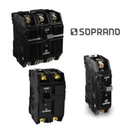 Disjuntores Nema Monopolar, Bipolar, Tripolar - Soprano