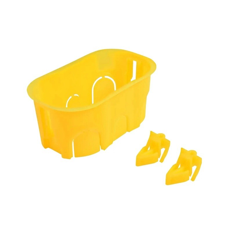 Caixa de Embutir 4X2 Drywall Amarela - Tramontina