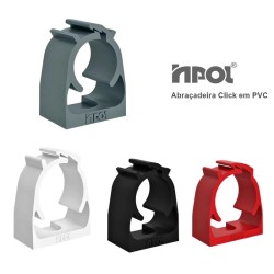 Abraçadeira Pressão Click em PVC - Inpol