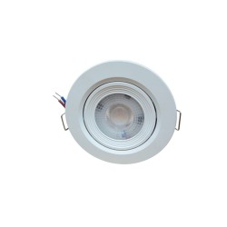 Spot redondo LED embutir Branco 5W 450lm 6500k 95x95x45 - Maxxy
