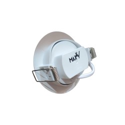 Spot redondo LED embutir Branco 5W 450lm 6500k 95x95x45 - Maxxy