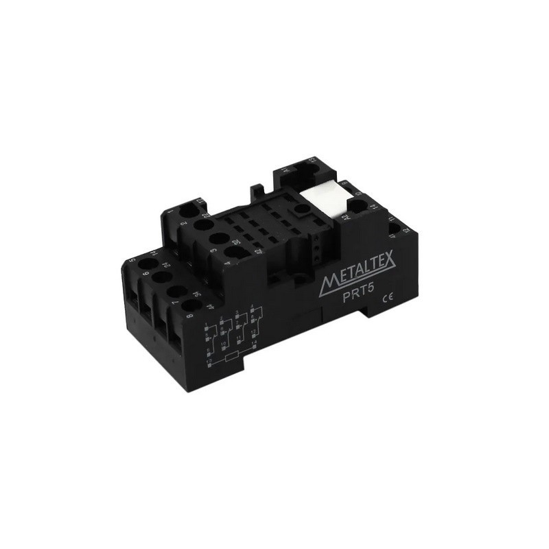 Base Suporte PRT5 Para Relé TNA2 E TNA4 8/14 Pinos - METALTEX