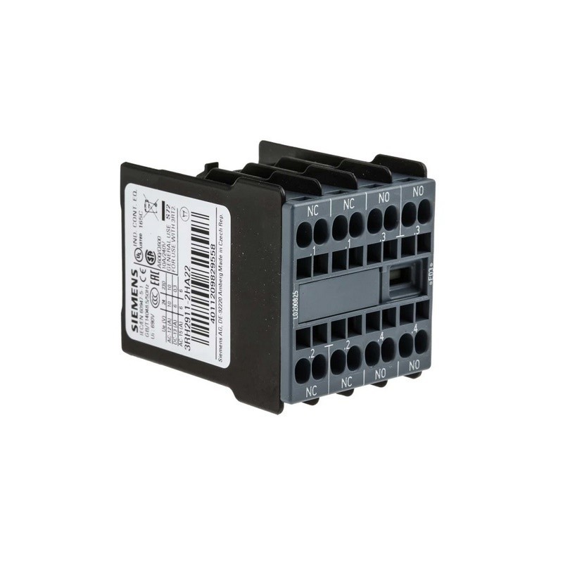 Bloco Contato Auxiliar Contator Frontal 2na+2nf 3RH29112HA22 Siemens