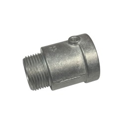 Conector Reto Aluminio 3/4 Rosca Externa BSP CS-15 ALU S/ VED - WETZEL