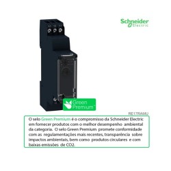Relé Temporizador Modular 24V cc 24-240Vca RE17RAMU-Schneider