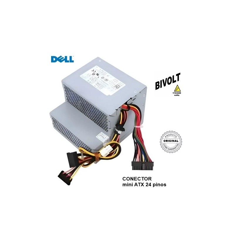 Fonte Dell Optiplex 255W 760, 780, 960, 980 D255P-00