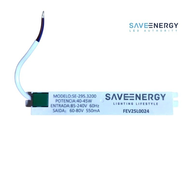 Drive Fonte 40W 45W Para Luminaria LED SE-295.3200 - SAVEENERGY