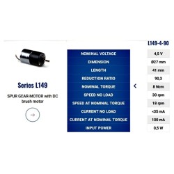 Micro Motor L194.4.90 4.5V