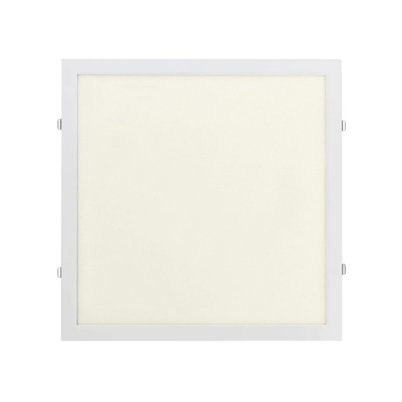 Plafon Painel LED Embutir Branco Quadrado 45W Luz Amarela 62X62cm SE-240.2264 - Saveenergy