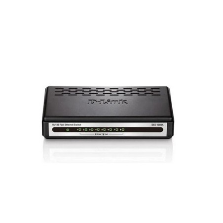 Switch 8 Portas DES-1008A - D-Link Fast Ethernet 10/100