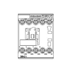 Mini Contator Auxiliar 2NA+2NF 24VCC Siemens- 3RH2122-1BB40