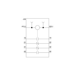 Mini Contator Auxiliar 2NA+2NF 24VCC Siemens- 3RH2122-1BB40