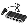 Adaptador Multi Soquete Automotivo 1X4 Splitter 2 USB - WF-4008