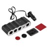 Adaptador Multi Soquete Automotivo 1X4 Splitter 2 USB - WF-4008