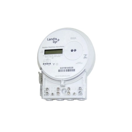 Medidor de Energia Monofásico Digital 220V Landis Gyr E22A 100A