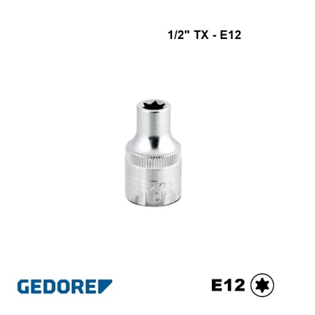 Soquete Torx Femêa E12 - GEDORE