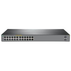 Switch 24 Portas Gigabit/PPoE+ 2 Portas SFP 1U - HPE 1920S JL385A