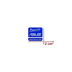 Adesivo Power By  ASUS 2X2cm